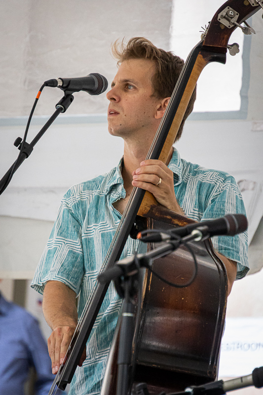 Alex Lacquement with Charm City Junction at the 2026 Bluegrass on the Grass at Dickinson College (7/11/26) - photo © Frank Baker