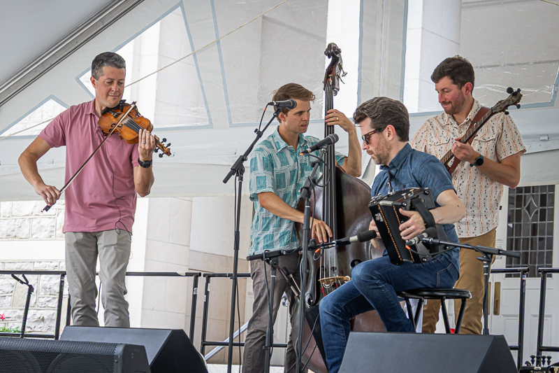 Charm City Junction at the 2026 Bluegrass on the Grass at Dickinson College (7/11/26) - photo © Frank Baker
