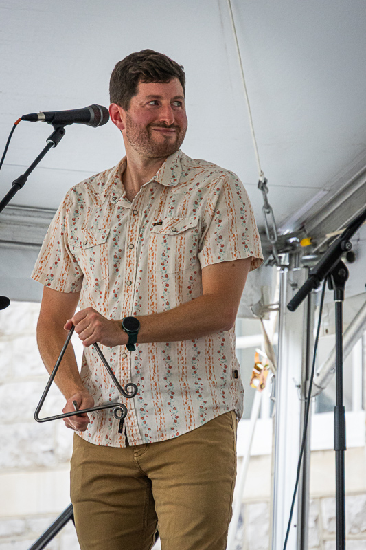 Brad Kolodner with Charm City Junction at the 2026 Bluegrass on the Grass at Dickinson College (7/11/26) - photo © Frank Baker