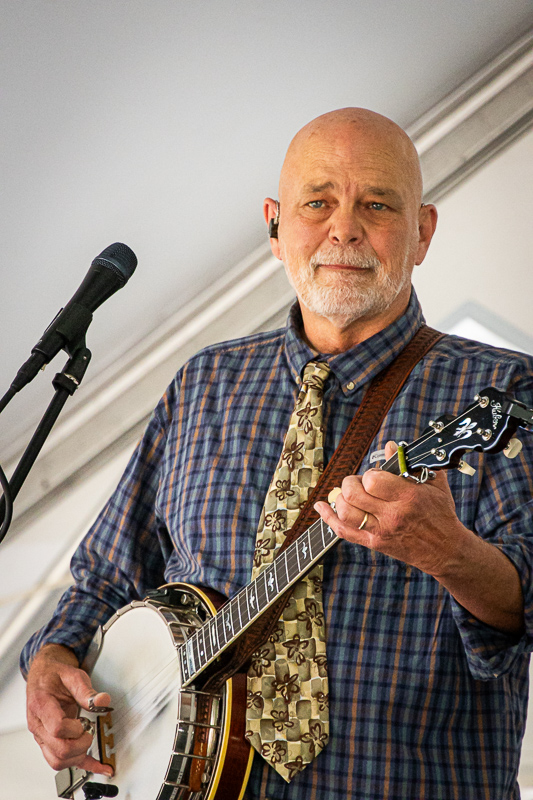 Sammy Shelor with Lonesome River Band at the 2026 Bluegrass on the Grass at Dickinson College (7/11/26) - photo © Frank Baker