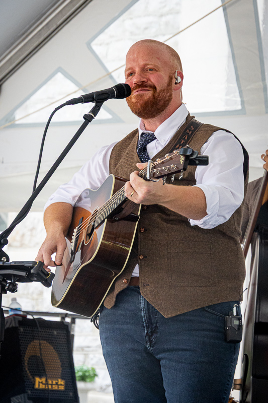 Jesse Smathers with Lonesome River Band at the 2026 Bluegrass on the Grass at Dickinson College (7/11/26) - photo © Frank Baker