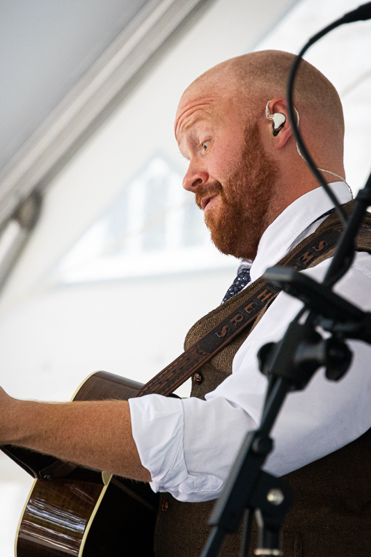 Jesse Smathers with Lonesome River Band at the 2026 Bluegrass on the Grass at Dickinson College (7/11/26) - photo © Frank Baker