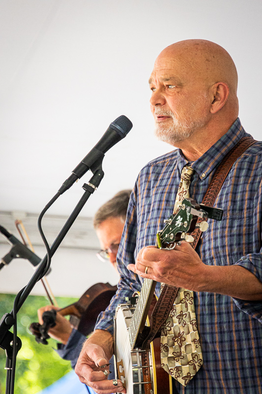 Sammy Shelor with Lonesome River Band at the 2026 Bluegrass on the Grass at Dickinson College (7/11/26) - photo © Frank Baker