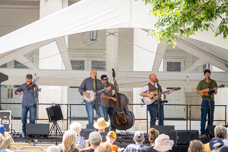 Lonesome River Band at the 2026 Bluegrass on the Grass at Dickinson College (7/11/26) - photo © Frank Baker