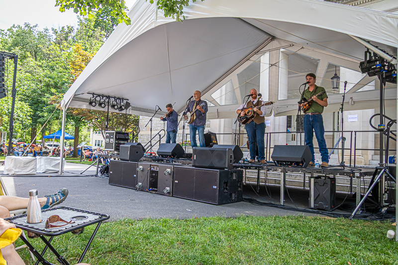 Lonesome River Band at the 2026 Bluegrass on the Grass at Dickinson College (7/11/26) - photo © Frank Baker
