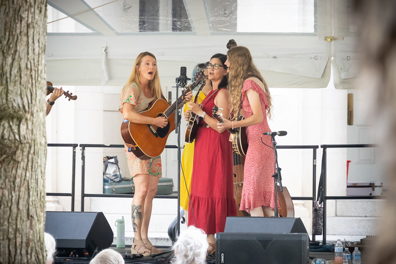 The Black-Eyed Suzies at the 2026 Bluegrass on the Grass at Dickinson College (7/11/26) - photo © Frank Baker