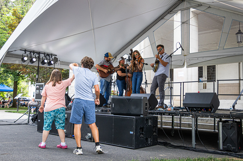 Tessa McCoy & the State Birds at the 2026 Bluegrass on the Grass festival - photo © Frank Baker