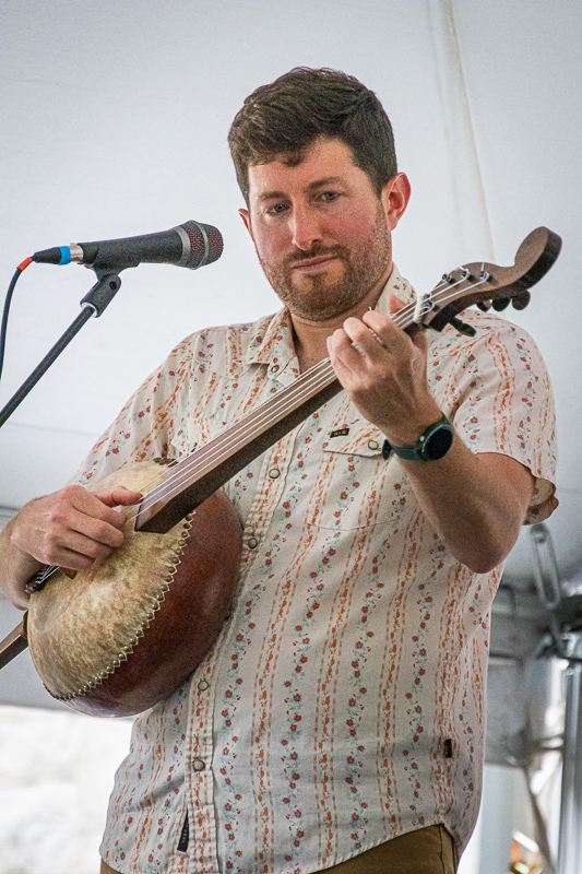 Brad Kolodner with Charm City Junction at the 2026 Bluegrass on the Grass at Dickinson College (7/11/26) - photo © Frank Baker