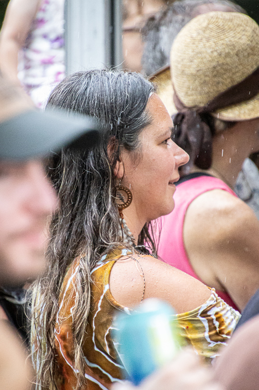 The rains they came at the 2026 Bluegrass on the Grass at Dickinson College (7/11/26) - photo © Frank Baker