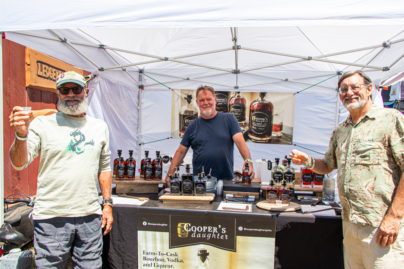Farm to cask tasting at the 2026 Grey Fox Bluegrass Festival - photo © Tara Linhardt