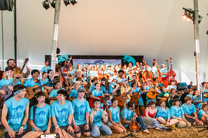Kids Academy at the 2026 Grey Fox Bluegrass Festival - photo © Tara Linhardt