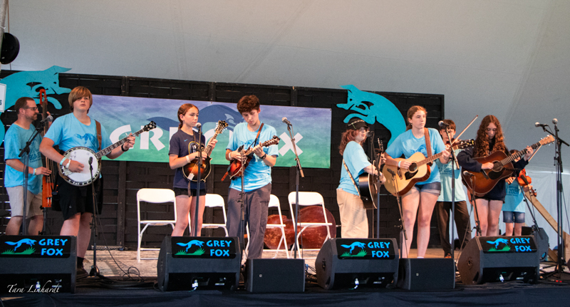 Kids Academy at the 2026 Grey Fox Bluegrass Festival - photo © Tara Linhardt