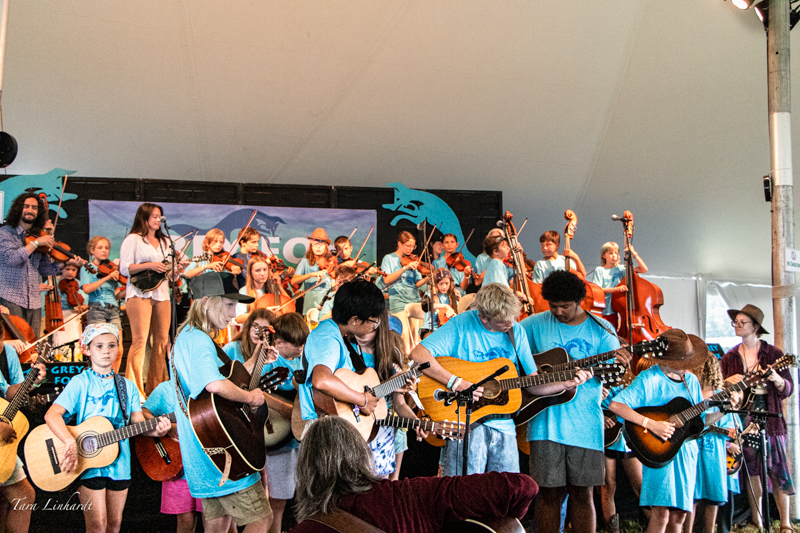 Kids Academy at the 2026 Grey Fox Bluegrass Festival - photo © Tara Linhardt