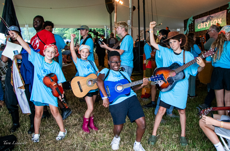 Kids Academy at the 2026 Grey Fox Bluegrass Festival - photo © Tara Linhardt