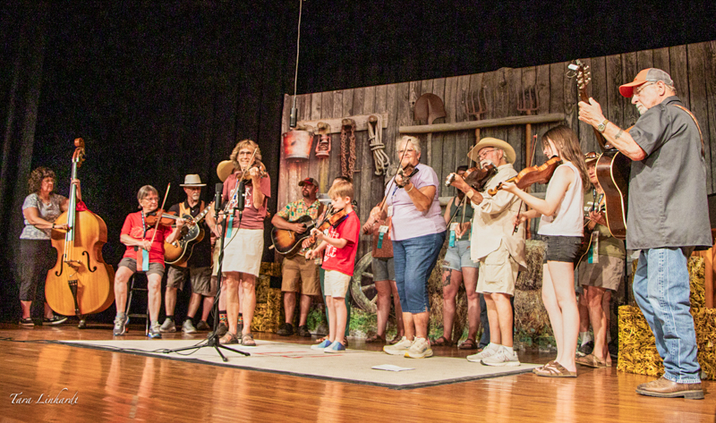 Host band at the 2026 National Oldtime Fiddlers' Contest & Festival - photo © Tara Linhardt