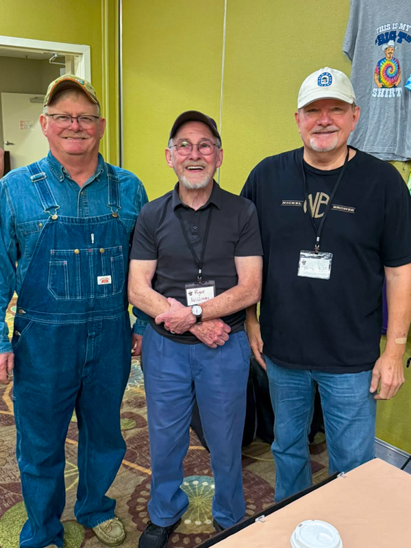 Eddie Ortego, Roger Williams, and Bobby Wright at ResoGat 2026