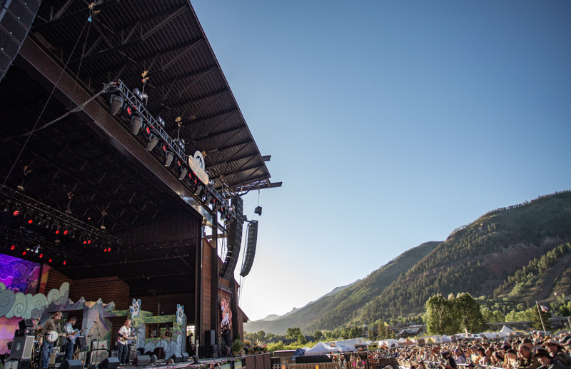 Sam Bush Band at the 2026 Telluride Bluegrass Festival - photo © Anthony Verkuilen