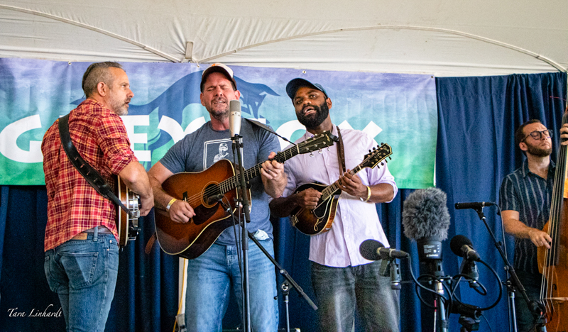 J.M. Clifford Band at the 2026 Grey Fox Bluegrass Festival - photo © Tara Linhardt