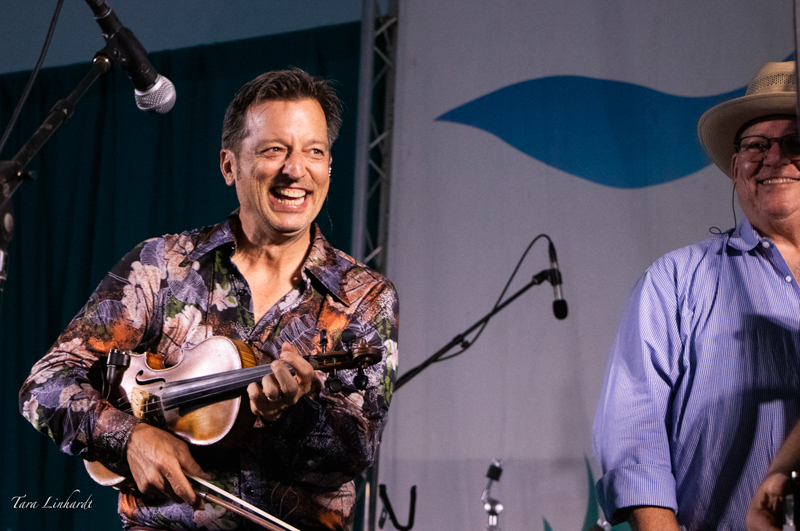 Jason Carter and Mike Bub at the 2026 Grey Fox Bluegrass Festival - photo © Tara Linhardt