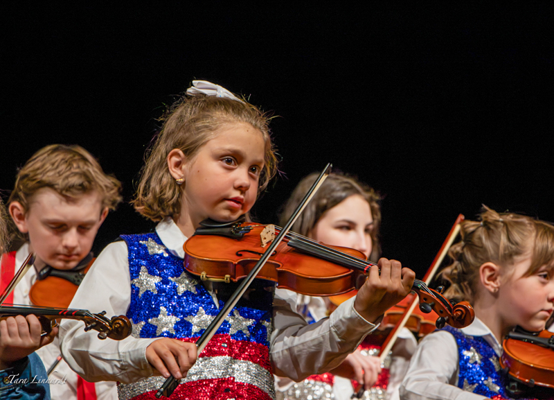 The wondeful Junior Jammer program showcase at the 2026 National Oldtime Fiddlers' Contest & Festival - photo © Tara Linhardt