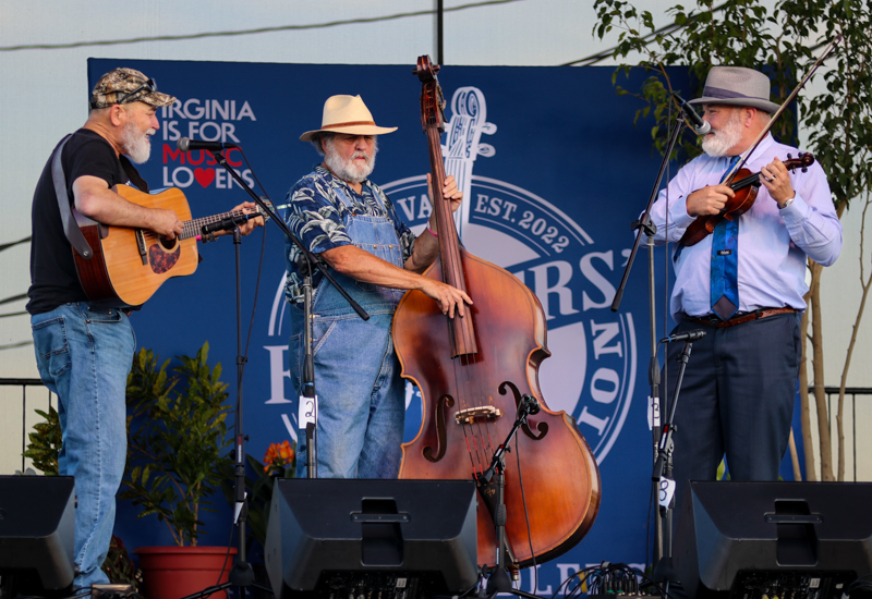 Kessenger Brothers in Adult Old-time Band competition at the 2026 Abingdon Fiddlers' Convention - photo © G. Nicholas Hancock