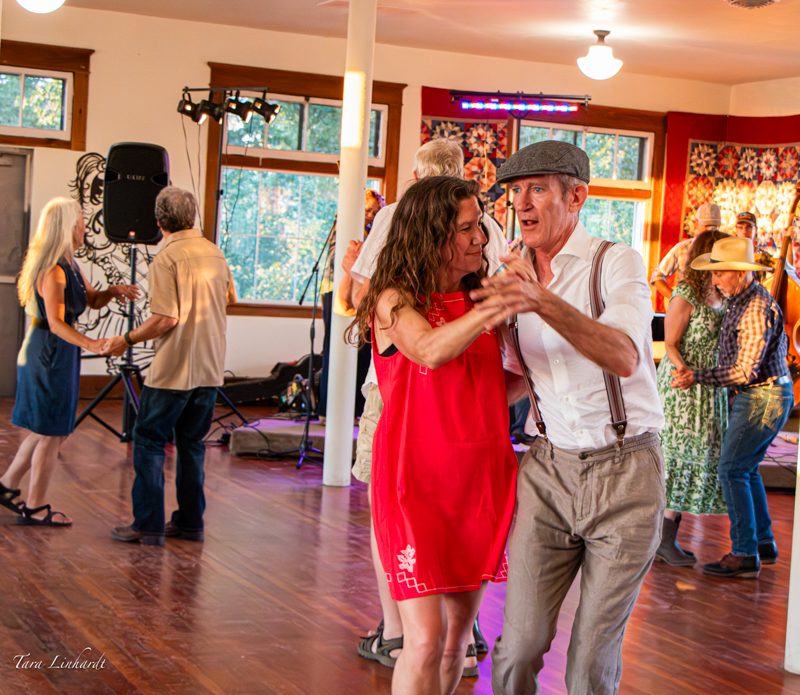 Live band and dancing is part of the pre-contest festivities at the 2026 National Oldtime Fiddlers' Contest & Festival - photo © Tara Linhardt