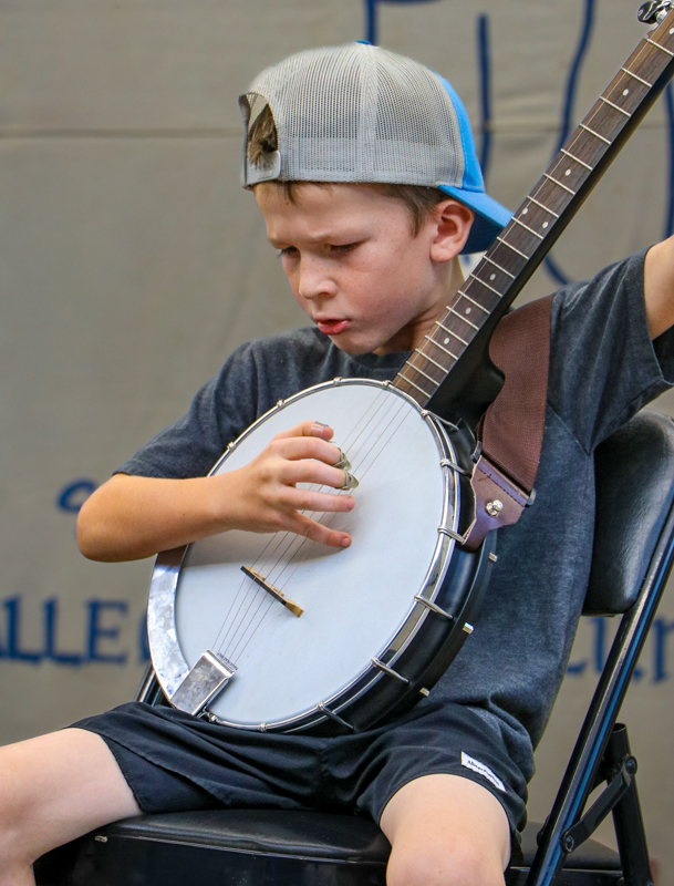 Mack Church at the 2026 Alleghany County Fiddlers' Convention - photo © G. Nicholas Hancock