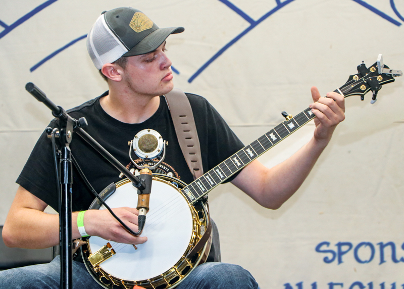 Malachi Bulman at the 2026 Alleghany County Fiddlers' Convention - photo © G. Nicholas Hancock