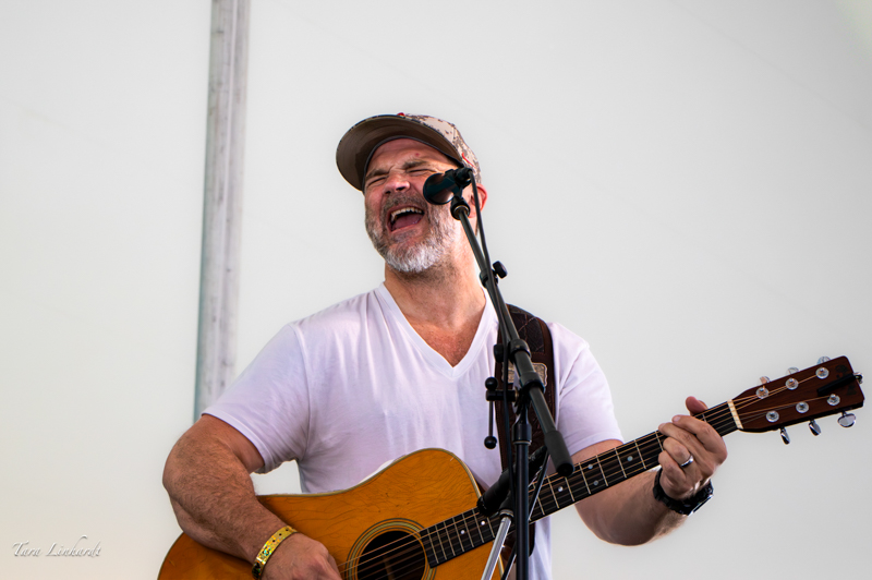 Matt Dame with The Steeldrivers at the 2026 Grey Fox Bluegrass Festival - photo © Tara Linhardt