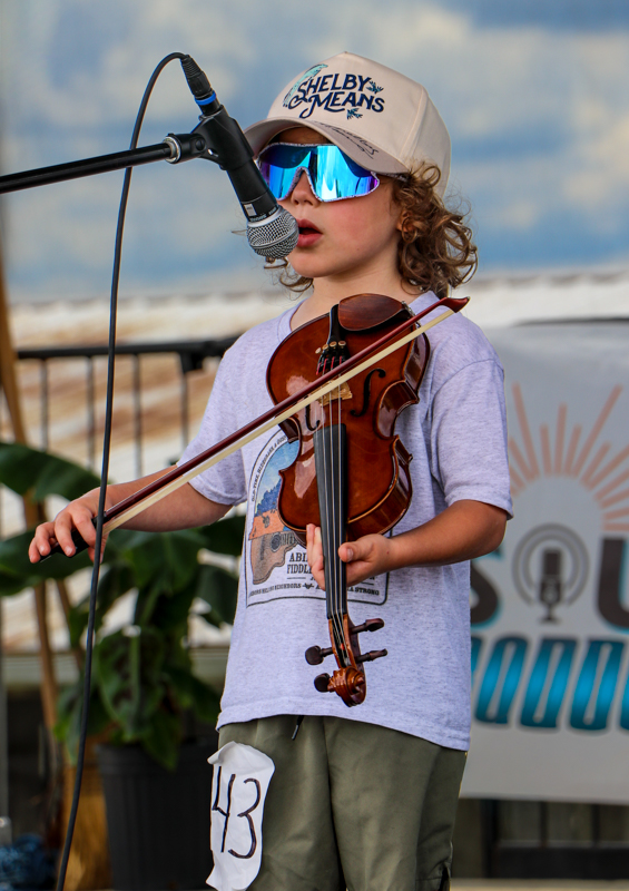Nelson Blankenship at the 2026 Abingdon Fiddlers' Convention - photo © G. Nicholas Hancock