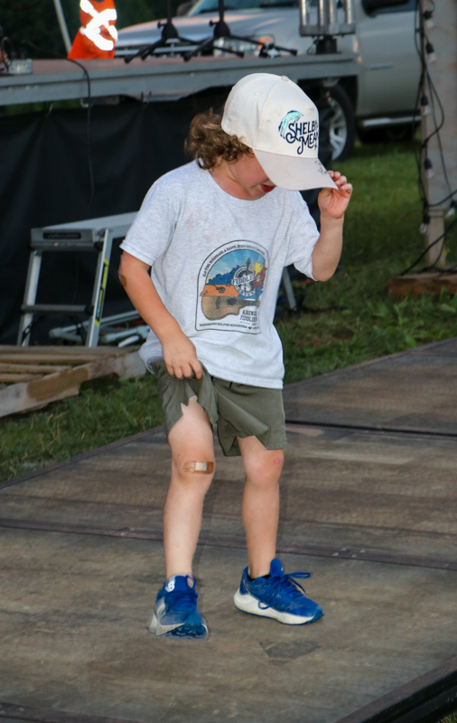 Nelson Blankenship in Youth Flatfoot Dance competition at the 2026 Abingdon Fiddlers' Convention - photo © G. Nicholas Hancock