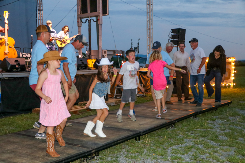 Open Flatfoot Dancing at the 2026 Abingdon Fiddlers' Convention - photo © G. Nicholas Hancock