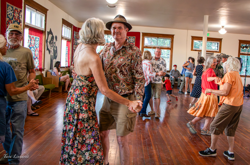 Live band and dancing is part of the pre-contest festivities at the 2026 National Oldtime Fiddlers' Contest & Festival - photo © Tara Linhardt