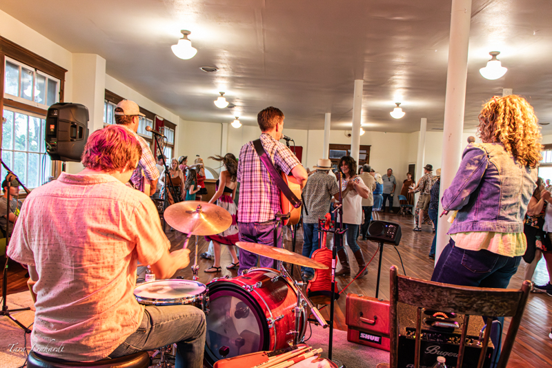 Live band and dancing is part of the pre-contest festivities at the 2026 National Oldtime Fiddlers' Contest & Festival - photo © Tara Linhardt