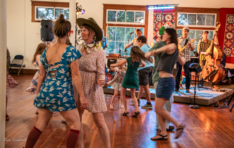 Live band and dancing is part of the pre-contest festivities at the 2026 National Oldtime Fiddlers' Contest & Festival - photo © Tara Linhardt