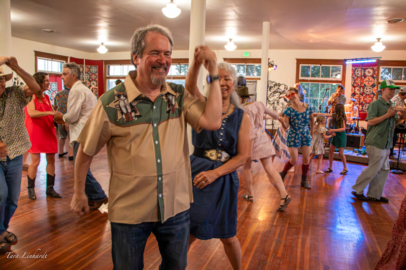 Live band and dancing is part of the pre-contest festivities at the 2026 National Oldtime Fiddlers' Contest & Festival - photo © Tara Linhardt