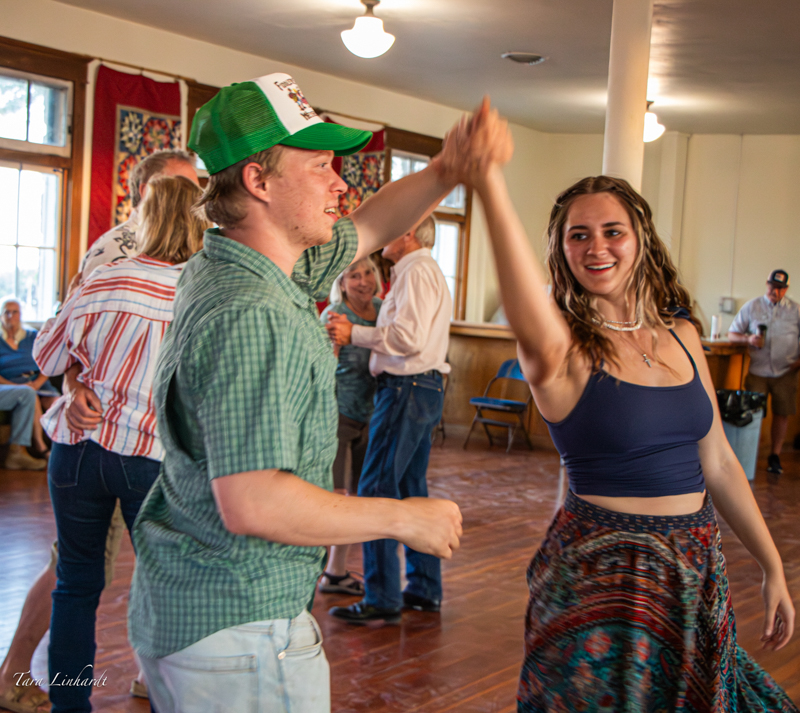 Live band and dancing is part of the pre-contest festivities at the 2026 National Oldtime Fiddlers' Contest & Festival - photo © Tara Linhardt