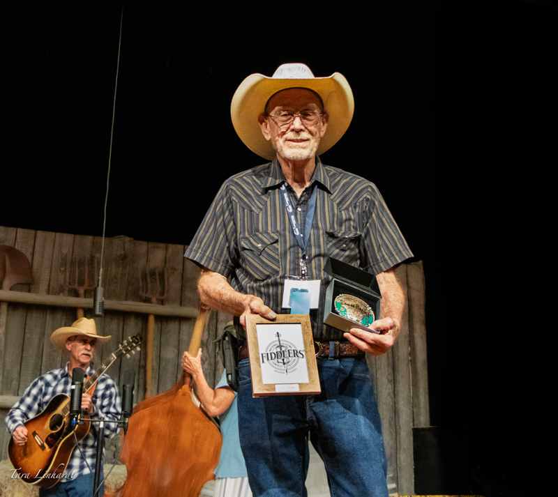 Recipient of the Oldest Fiddler Award at the 2026 National Oldtime Fiddlers' Contest & Festival - photo © Tara Linhardt
