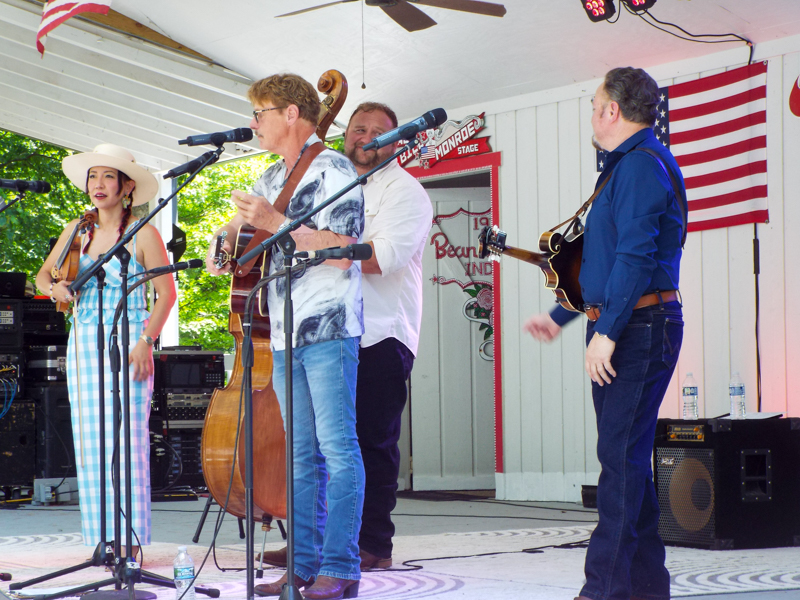 Downriver Collective at the Bill Monroe Bluegrass Festival - photo © Jack E. Harden
