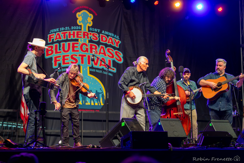 Sam Grisman Project at the 2026 CBA Father's Day Bluegrass Festival - photo © Robin Frenette