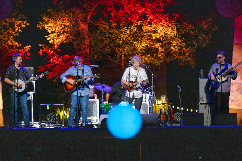 Sam Bush Band at RockyGrass 2026 - photo © Tom Dunning