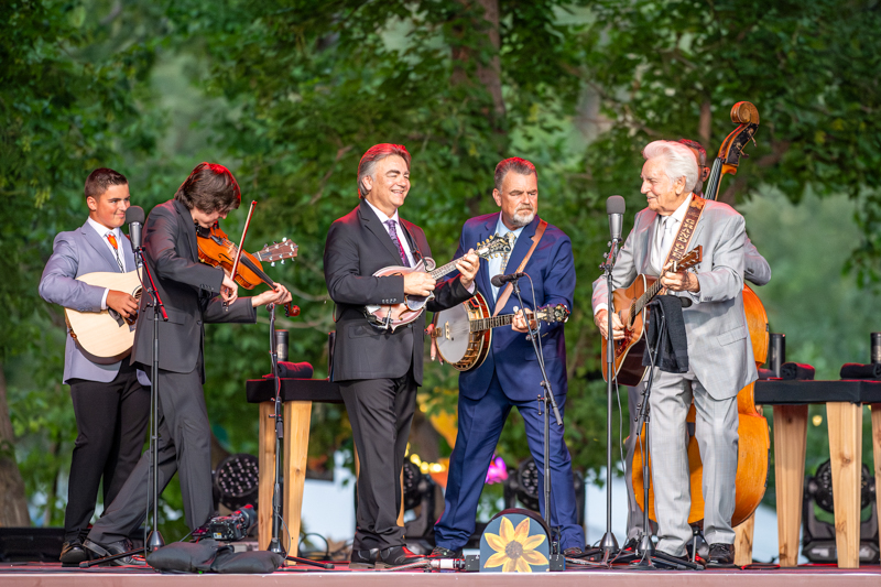 The Del McCoury Band at RockyGrass 2026 - photo © Tom Dunning