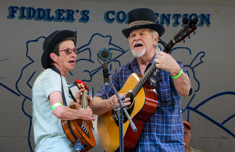 Sandra and Mickey Bridwell at the 2026 Alleghany County Fiddlers' Convention - photo © G. Nicholas Hancock.jpg