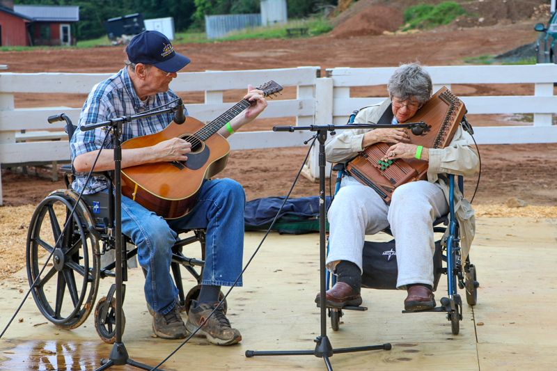 Steve and Penny Kilby at the 2026 Alleghany County Fiddlers' Convention - photo © G. Nicholas Hancock