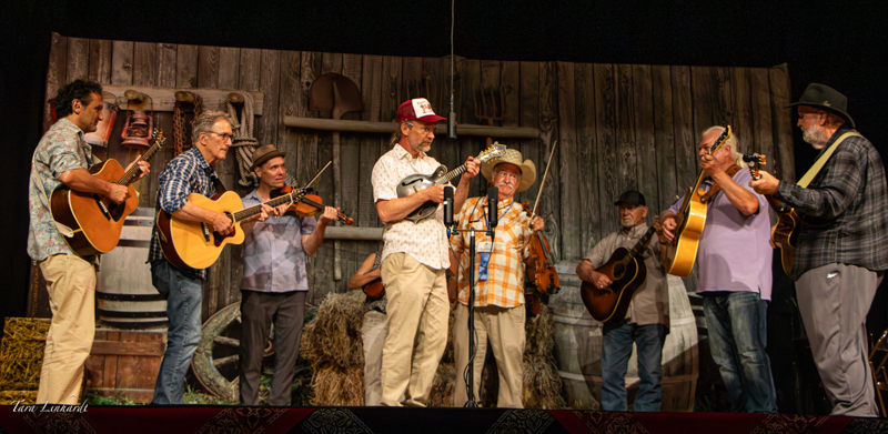 Stickerville Stompers showcase at the 2026 National Oldtime Fiddlers' Contest & Festival - photo © Tara Linhardt