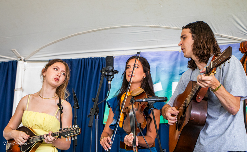 The Burnett Sisters at the 2026 Grey Fox Bluegrass Festival - photo © Tara Linhardt