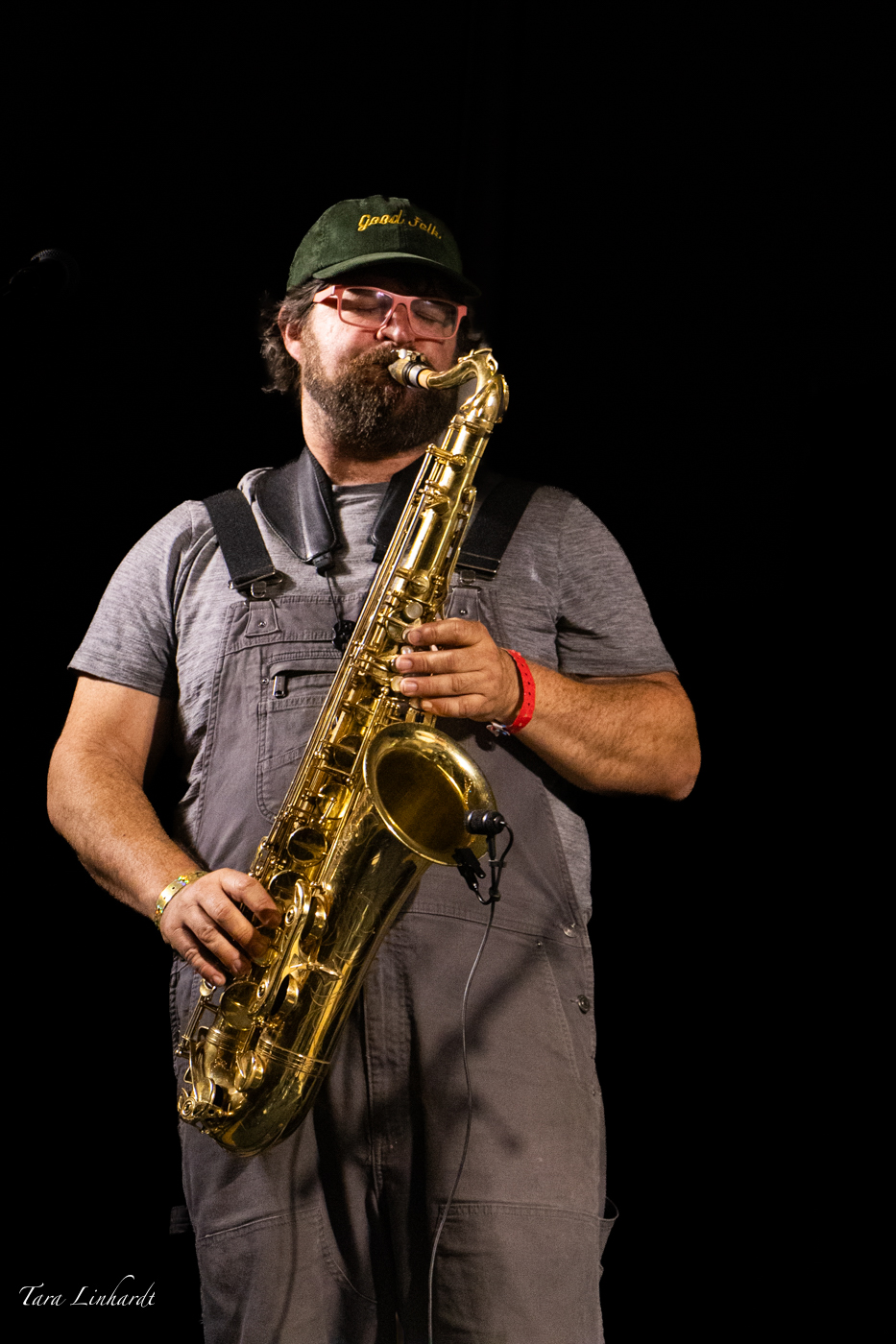 Dean Miller with The Faux Paws at the 2026 Grey Fox Bluegrass Festival - photo © Tara Linhardt