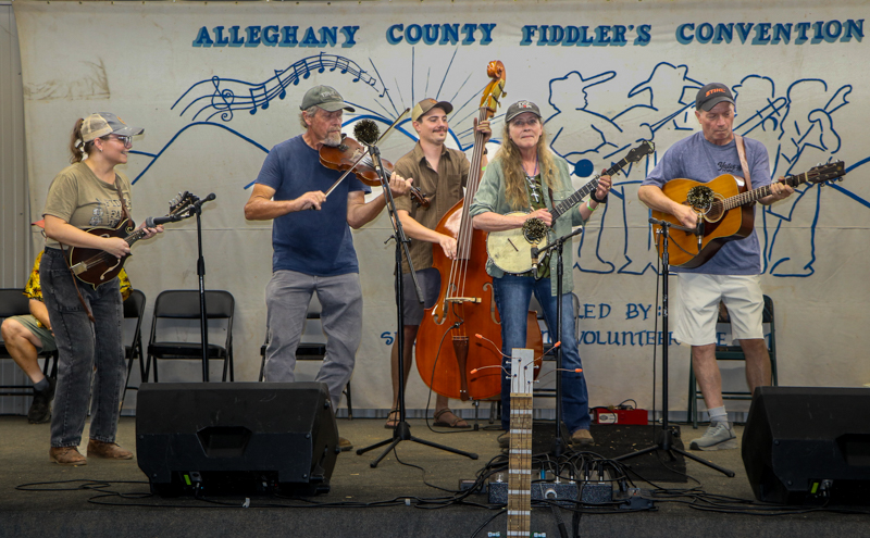 The New Critter Connetion at the 2026 Alleghany County Fiddlers' Convention - photo © G. Nicholas Hancock