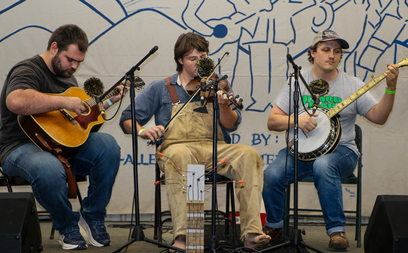 Treetop Seranaders at the 2026 Alleghany County Fiddlers' Convention - photo © G. Nicholas Hancock