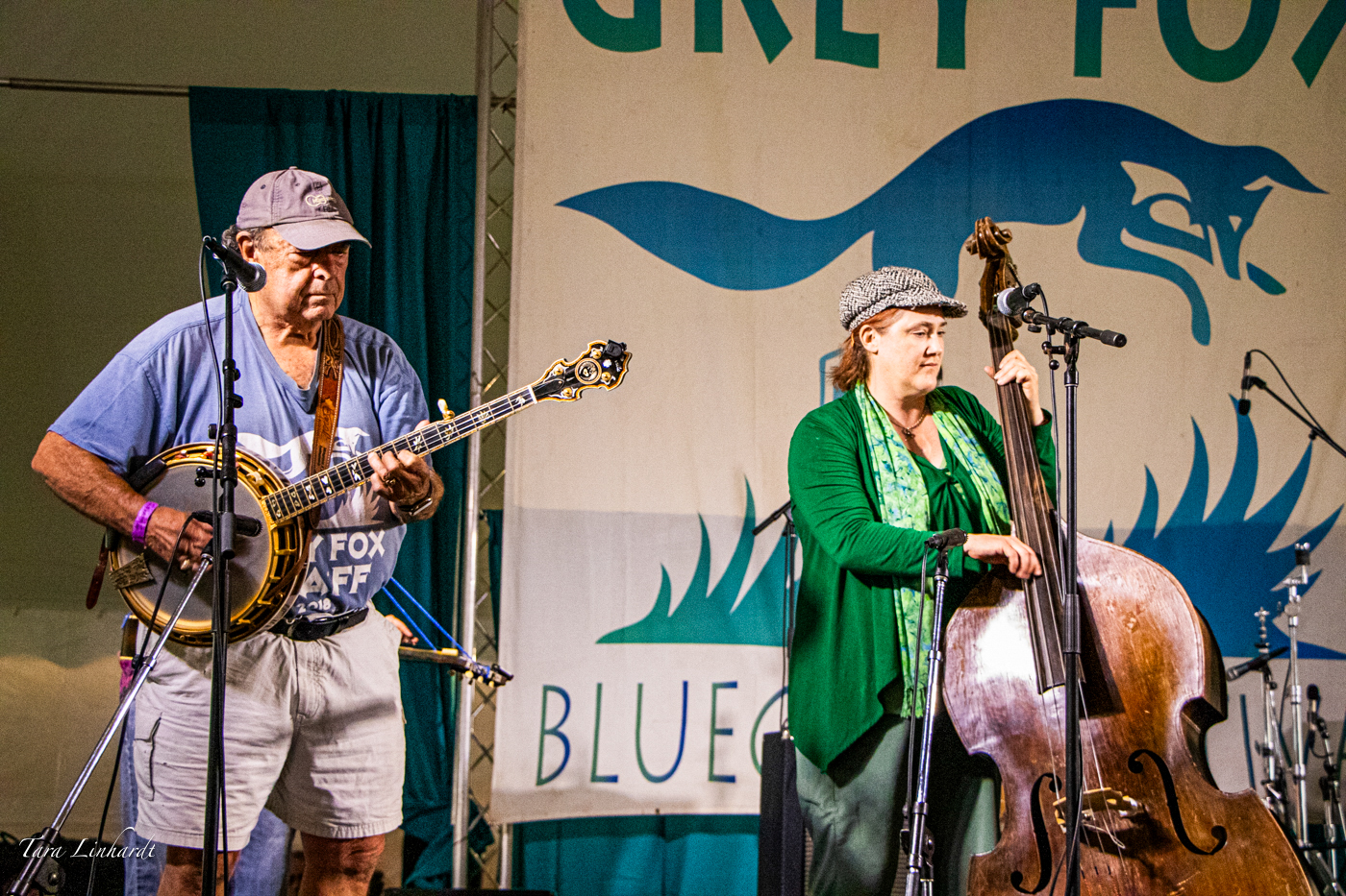 Wednesday night is open mic night at the 2026 Grey Fox Bluegrass Festival - photo © Tara Linhardt